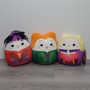 NWT Squishmallow Hocus Pocus Sanderson Sisters Plush Lot Halloween 2023 Disney